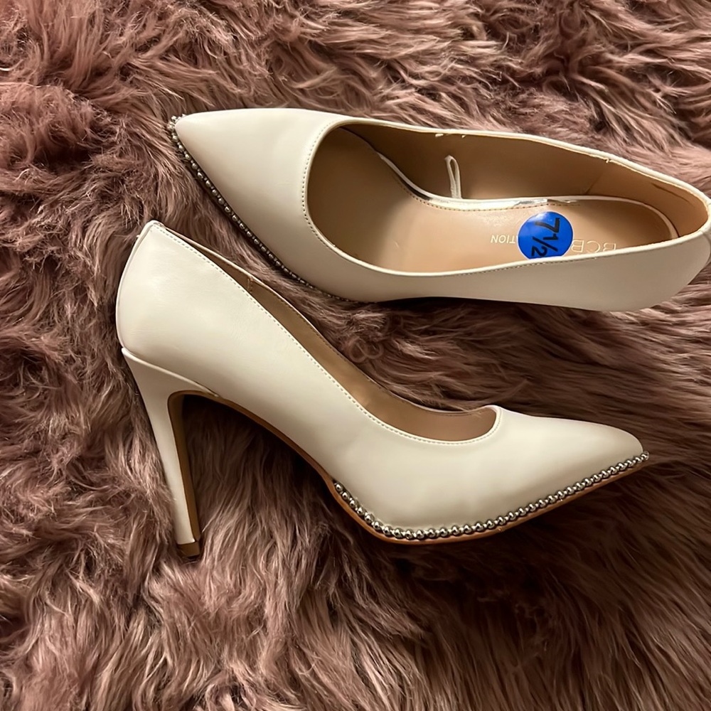 Heels white 7 1/2